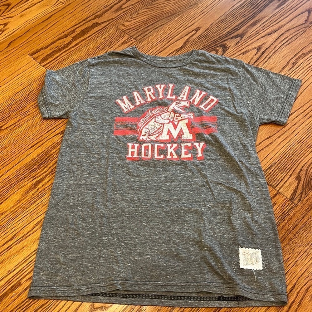 The Original Retro Brand Men’s University of Maryland Hockey T-Shirt